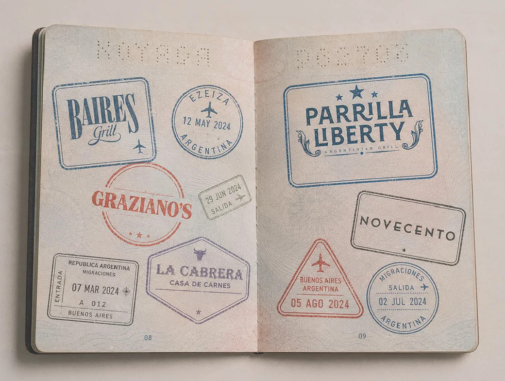 Taste Passport stamped at participating restaurants